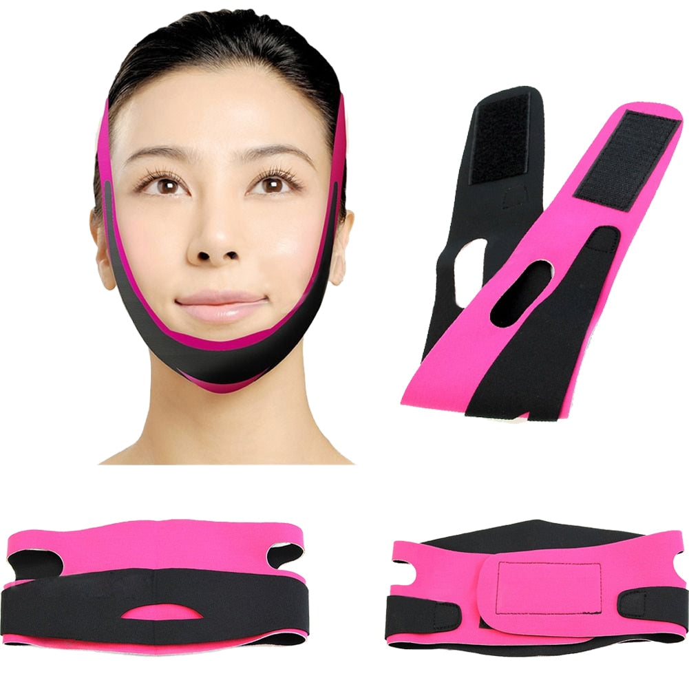 2018 Hot Chin Cheek Slim Lift Up Anti Wrinkle Mask Strap Band V Face Line Belt Women Slimming Facial Beauty Tool