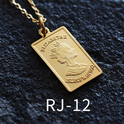 Coin Necklace 925 Silver Choker Kolye Gold Pendant Charm Minimalism Vintage Boho Bijoux Femme Collier Necklace Women Jewelry