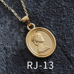 Coin Necklace 925 Silver Choker Kolye Gold Pendant Charm Minimalism Vintage Boho Bijoux Femme Collier Necklace Women Jewelry