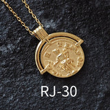 Coin Necklace 925 Silver Choker Kolye Gold Pendant Charm Minimalism Vintage Boho Bijoux Femme Collier Necklace Women Jewelry