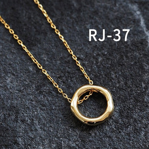 Coin Necklace 925 Silver Choker Kolye Gold Pendant Charm Minimalism Vintage Boho Bijoux Femme Collier Necklace Women Jewelry