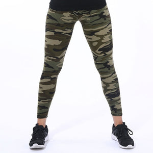 VISNXGI New Fashion 2019 Camouflage Printing Elasticity Leggings Camouflage Fitness Pant Legins Casual Milk Legging For Women