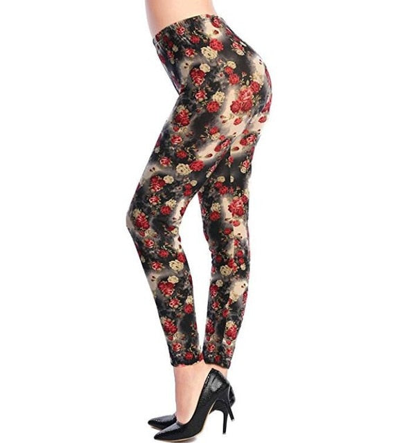 VISNXGI New Fashion 2019 Camouflage Printing Elasticity Leggings Camouflage Fitness Pant Legins Casual Milk Legging For Women